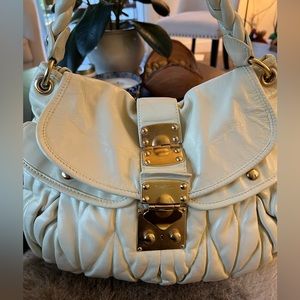 Vintage Miu Miu Leather Matelasse Coffer Bag 🌟🌟🌟 Gorgeous!!! 🔥🔥🔥